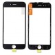 LENS APPLE IPHONE 6 BLACK WITH OCA ADHESIVE AND FRAME