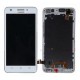 LCD HUAWEI FOR ASCEND G620S COMPLETE WITH FRAME ORIGINAL WHITE COLOR 