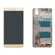 LCD HUAWEI HONOR 7i COMPLETE WITH TOUCH SCREEN AND FRAME ORIGINAL GOLD COLOR 