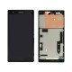 LCD SONY XPERIA T2 ULTRA D5322 COMPLETE WITH TOUCH SCREEN AND FRAME ORIGINAL 