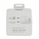 CARICABATTERIE USB SAMSUNG + CAVO TYPE-C FAST CHARGER EP-TA20EWECGWW BIANCO 15W