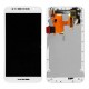 LCD MOTOROLA X3 STYLE XT1570 XT1572 COMPLETE WITH FRAME WHITE