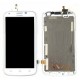 LCD HUAWEI Y600 ORIGINAL COMPLETE WITH FRAME WHITE