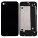 BATTERY COVER IPHONE 4G HC BLANK WITHOUT ANY LOGO BLACK