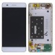 LCD FOR HUAWEI HONOR 4C ORIGINAL COMPLETE WITH TOUCH SCREEN AND FRAME WHITE