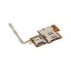 SIM Card Connector for Huawei MediaPad 10 Link 3G (S10-201u) Tablet, (with flat cable, with side buttons, memory card connector)