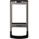 FRONT COVER NOKIA 6500s BLACK SILVER