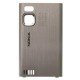 COVER BATTERIA NOKIA 6500s BRUSHED SILVER