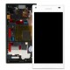 LCD SONY XPERIA Z5 COMPACT WITH TOUCH SCREEN AND FRAME WHITE