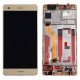 DISPLAY HUAWEI ASCEND P9 PLUS WITH TOUCH SCREEN AND FRAME GOLD COLOR