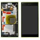 LCD SONY XPERIA Z5 COMPACT WITH TOUCH SCREEN AND FRAME YELLOW