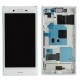 LCD Sony Xperia X Compact F5321 WITH FRAME TOUCH SCREEN COLOR WHITE ORIGINALE