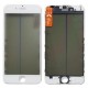 GLASS APPLE IPHONE 6 WITH POLARIZED FILM, OCA ADHESIVE AND FRAME WHITE COLOR