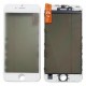 GLASS APPLE IPHONE 6 PLUS WITH POLARIZED OCA AND FRAME WHITE 