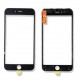 LENS IPHONE 6S PLUS WITH FRAME AND OCA ADHESIVE BLACK
