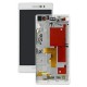 LCD HUAWEI ASCEND P7 WITH TOUCH SCREEN E FRAME COLOR WHITE