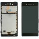 DISPLAY WITH TOUCH SCREEN AND FRAME SONY XPERIA Z3 PLUS E6553 BLACK COLOR