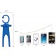 SILICONE SUPPORT FOR MOBILE PHONE COLOR BLUE