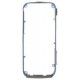MIDDLE HOUSING NOKIA 5800 BLUE (THE PART WITH SIDE BOTTON)