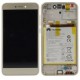 Huawei Frame + Display Unit for P8 lite 2017 (Service Pack - incl. Battery) gold