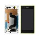 LCD SONY XPERIA E3 ORIGINAL COMPLETE WITH FRAME LIME COLOR