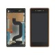 LCD SONY XPERIA M2/S50H ORIGINAL COMPLETE WITH FRAME BROWN COLOR