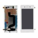 LCD SONY XPERIA M2/S50H ORIGINAL COMPLETE WITH FRAME WHITE COLOR