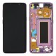 LCD WITH TOUCH SCREEN AND FRAME SAMSUNG GALAXY S9 SM-G960 VIOLET COLOR ORIGINAL