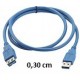 0,30cm AM / AF USB 2.0 extension cable