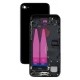 APPLE BATTERY COVER IPHONE 7 BLACK POLISHED WITH PARTS