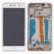 HUAWEI Y6 2017 DISPLAY WITH TOUCH SCREEN   FRAME WHITE GOLD COLOR