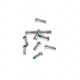 SCREWS FOR PLUG IN CONNECTOR APPLE iPHONE 6S, 6S PLUS, SILVER COLOR - KIT 10 PCS    