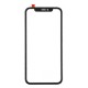 FRONT GLASS FOR IPHONE XR BLACK   ADHESIVE OCA   FRAME