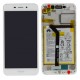 HUAWEI HONOR 6C PRO DISPLAY WITH TOUCH SCREEN   FRAME   BATTERY WHITE COLOR ORIGINAL