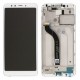 LCD DISPLAY   TOUCH UNIT   FRONT COVER FOR XIAOMI REDMI 5 WHITE (SERVICE PACK)