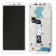 LCD DISPLAY   TOUCH UNIT   FRONT COVER FOR XIAOMI REDMI NOTE 5 WHITE (SERVICE PACK)