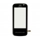 TOUCH SCREEN NOKIA C6 WHIT FRONT COVER BLACK ORIGINAL