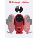WIRELESS CAR CHARGER WITH SENSOR AND AUTOMATIC CLIP RED