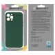 BACK PROTECTION COVER APPLE IPHONE 11 SILICON DARK GREEN WITH CAMERA PROTECTIOCN