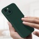 BACK PROTECTION COVER APPLE IPHONE 11 SILICON DARK GREEN WITH CAMERA PROTECTIOCN