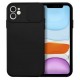 BACK PROTECTION SILICOEN SLIDE COVER APPLE IPHONE 11 BLACK
