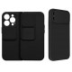 BACK PROTECTION SILICOEN SLIDE COVER APPLE IPHONE 11 BLACK