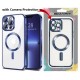 BACK PROTECTION COVER APPLE IPHONE 11 TRANSPARENT BLUE MAGSAFE