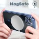 BACK PROTECTION COVER APPLE IPHONE 11 PRO MAX TRANSPARENT BLUE MAGSAFE