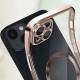 BACK PROTECTION COVER APPLE IPHONE 11 PRO MAX TRANSPARENT ROSE GOLD MAGSAFE