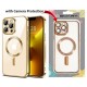 BACK PROTECTION COVER APPLE IPHONE 11 PRO MAX TRANSPARENT GOLD MAGSAFE