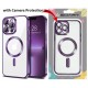 BACK PROTECTION COVER APPLE IPHONE 11 PRO MAX TRANSPARENT PURPLE MAGSAFE