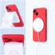 BACK PROTECTION COVER APPLE IPHONE 11 PRO MAX SILICONE RED MAGSAFE