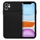 BACK PROTECTION SILICOEN SLIDE COVER APPLE IPHONE 11 PRO MAX BLACK