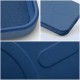 BACK PROTECTION COVER APPLE IPHONE 12 SILICONE BLUE MAGSAFE